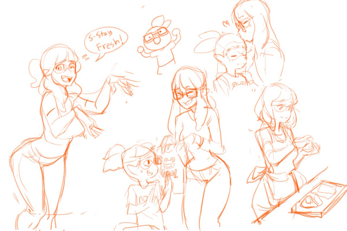 A wonderful representation of a classic Inkling mother.
