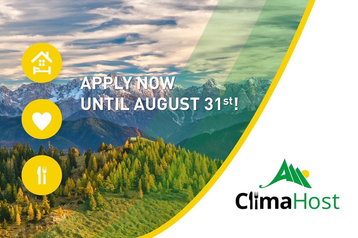 adelphi_berlin's tweet photo. Innovative ideas for #climate action and #energy efficiency wanted! Your hotel or restaurant in the Alpine region is finding new ways to promote climate action? Then don’t hesitate and take part in our #ClimaHost competition! https://t.co/RuZ6vXsCic @alpconv https://t.co/G738IhvxcC