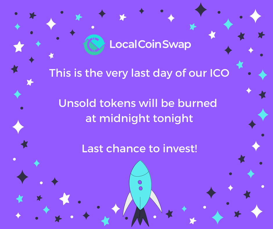 LocalCoinSwap_'s tweet photo. Don't miss your chance, this is the last day you'll be able to purchase LCS tokens at this price, pay with fiat too so the crypto slump doesn't even matter!!
The Community-Owned Exchange That Distributes 100% Of Profits To Token Holders. 
https://t.co/6HAD1BaLeL https://t.co/B3zp1jtbyZ