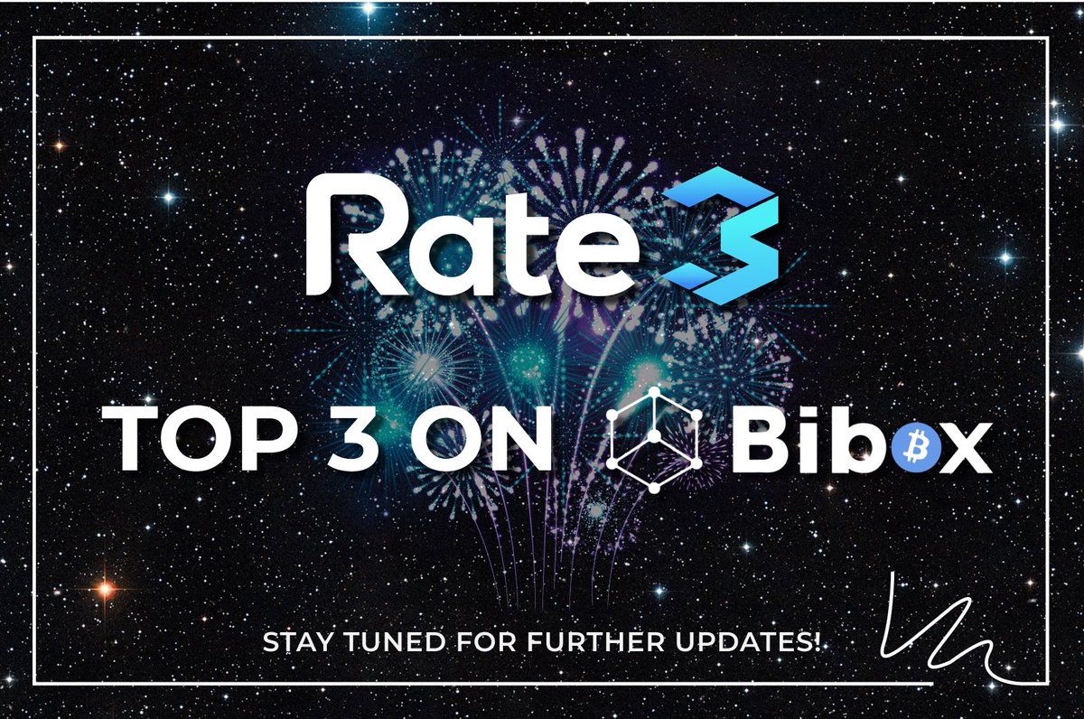 TOP 3 on <a href="/Bibox365/">Bibox</a>! 🏅

Stay tuned for further updates 😉 

#Rate3 #RTE