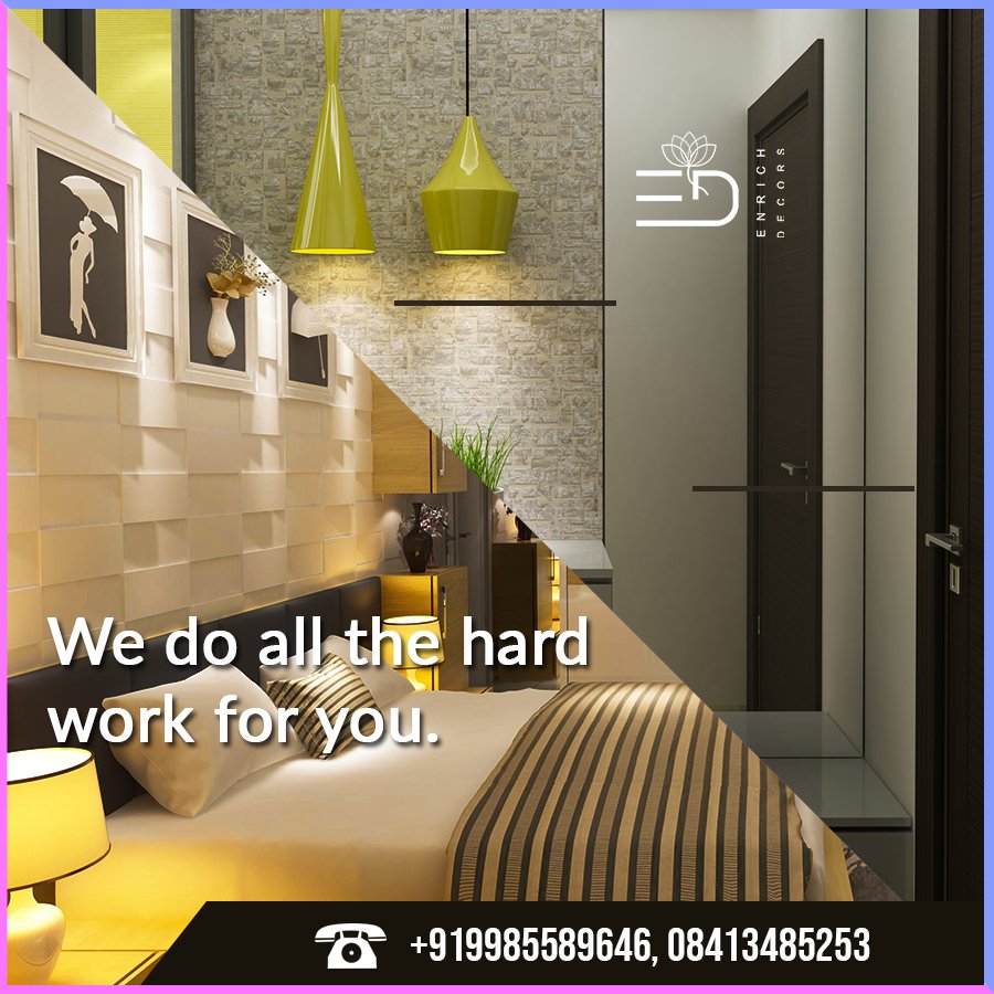 enrich_decors's tweet photo. Sit back and relax while Enrich Decors does all the creative work for your home to be the star ⭐.
#EnrichDecors #InteriorDesinging #HomeDecors #CustomizedFurniture #OfficeInteriorDesigning #RestuarantInteriorDesigning https://t.co/sBBTvG6F7s