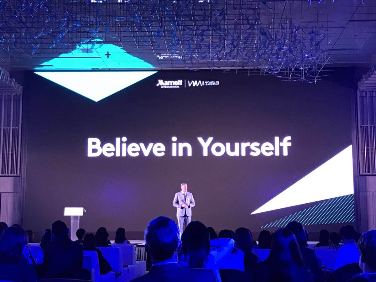 Sharing the grand finale at #MarriottWIL2018 #DareToBe Conference where  <a href="/CraigS_Smith/">Craig S. Smith</a> talked about believing in yourself to encourage yourself and your peers; rising up each time you fall, step up and get up; focusing upwards to grow outwards!