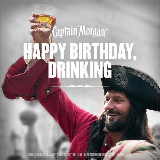 MattAaronH's tweet photo. It’s almost my birthday. You know what to get me! #DIAGEOREP #CAPTAINMORGAN https://t.co/yMosPExNIJ