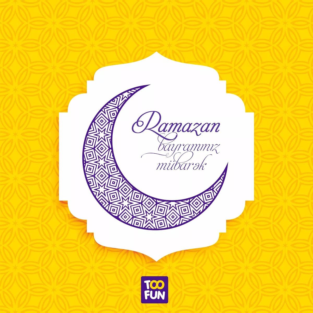 Toofunapp's tweet photo. Bütün müsəlmanları Ramazan Bayramı münasibətilə təbrik edirik!

#toofun #toofunapp #ramazan #ramadan #eidmubarak https://t.co/JYM36Tio4a