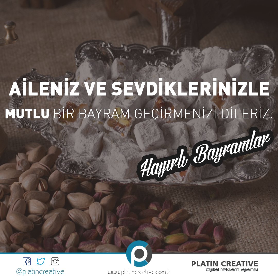 Aileniz ve sevdiklerinizle mutlu bir bayram geçirmenizi dileriz.
Hayırlı Bayramlar 💐🎀

#platincreative #reklam #reklamajansı #web #tasarım #yazılım #bayramınızmübarekolsun #hayırlıbayramlar #ramazanbayramı #ramazan
