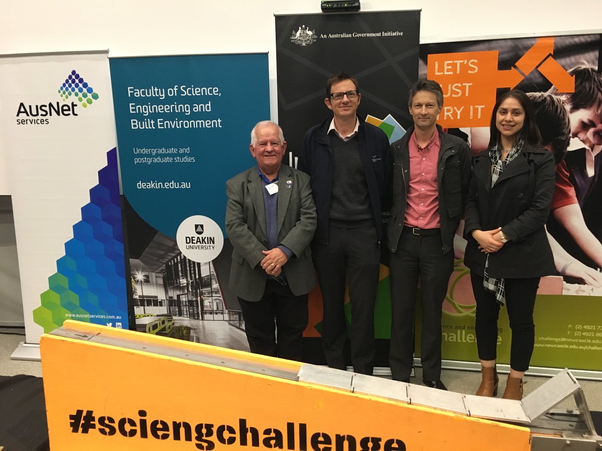 AusNetServices's tweet photo. A great day at the #ScienceAndEngineeringChallenge at @Deakin Waurn Ponds campus. Proud to help ignite interest in #STEM and hopefully inspire tomorrow's scientists and engineers! #STEM #Engineering https://t.co/JesAkz0IXm