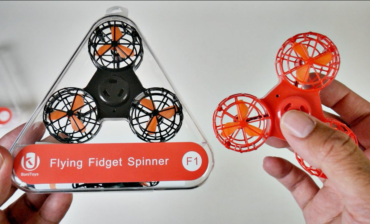 bonitronic flying fidget spinner