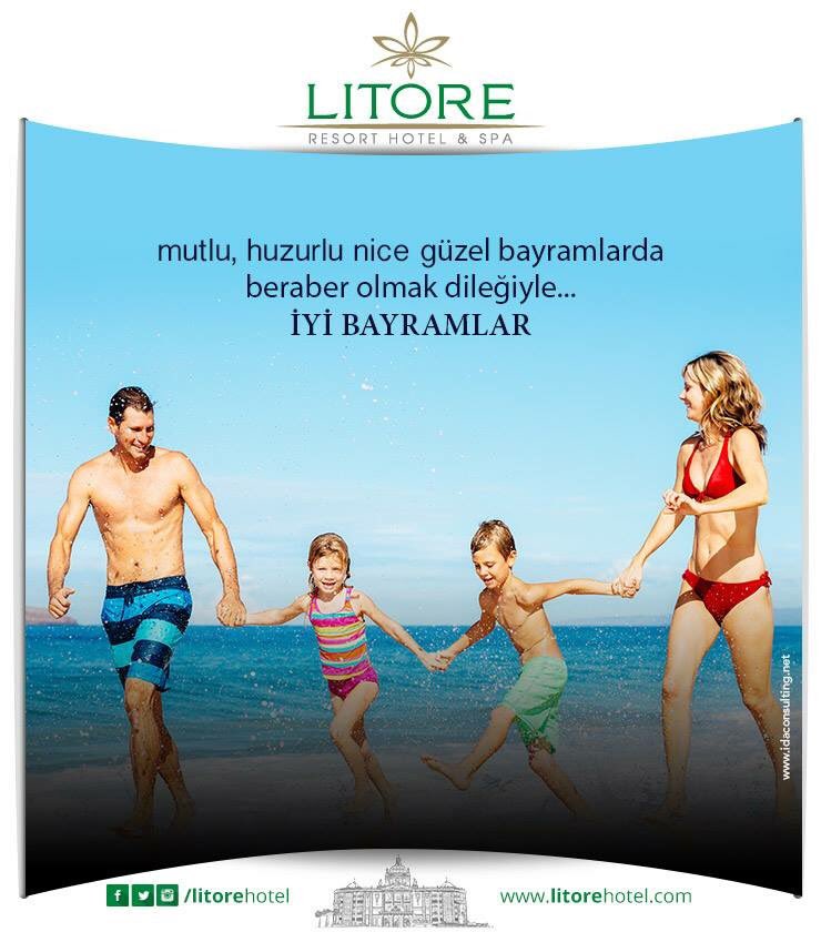 litorehotel's tweet photo. Mutlu, Huzurlu, Sağlık Dolu Bir Bayram Geçirmeniz Dileğiyle; İyi Bayramlar #litore https://t.co/gtNjwQNXvv