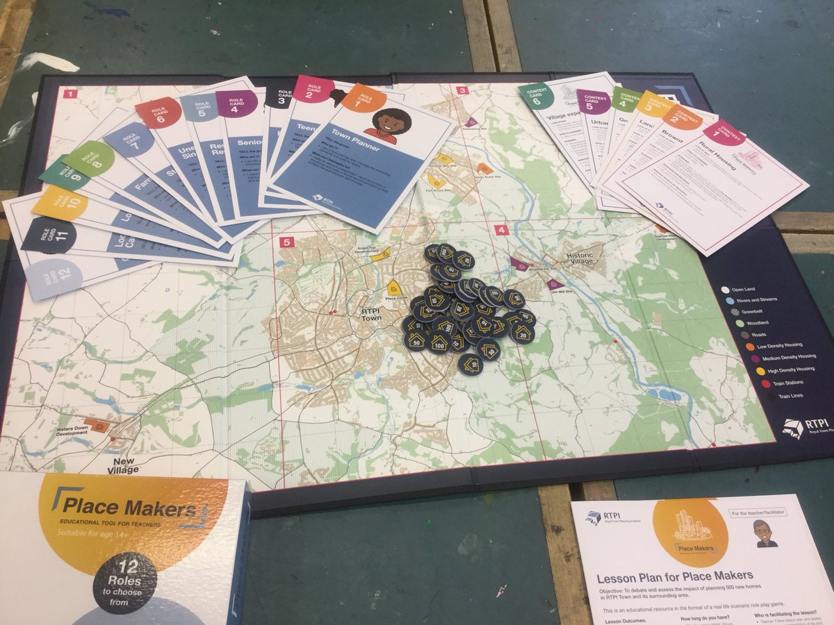 DTWGSG's tweet photo. What an amazing resource @RTPIPlanners have sent us to use with our students on the DEC course to learn all about town planning - Thank you - can’t wait to see the students play! @WilmingtonGSG @DECinSchools https://t.co/rzPWgkw68e
