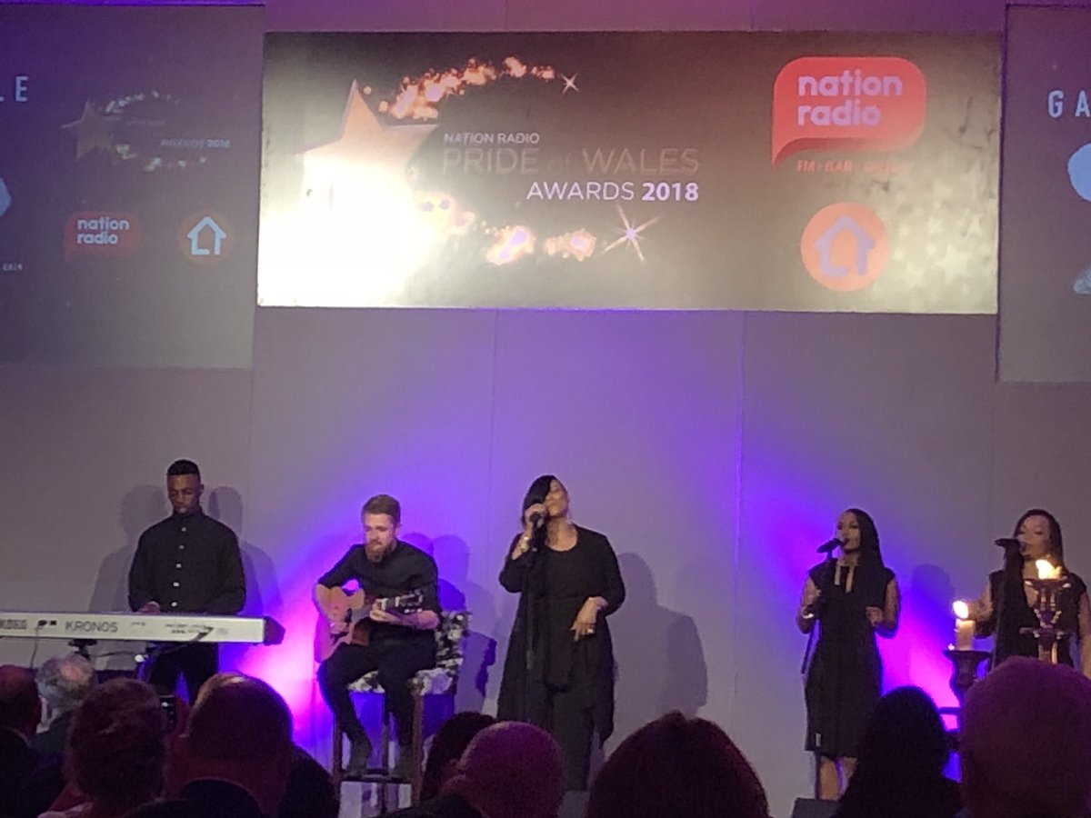 A fantastic evening <a href="/NationRadio/">Nation Radio Wales</a> Pride of Wales awards <a href="/TheValeResort/">The Vale Resort</a> with some very extraordinary people as worthy winners, <a href="/ClareLCooke/">Clare Cooke</a> and myself were very honoured to receive an award, the night was made even more special with a surprise set from <a href="/GabrielleUk/">Gabrielle</a> #PrideofWales18