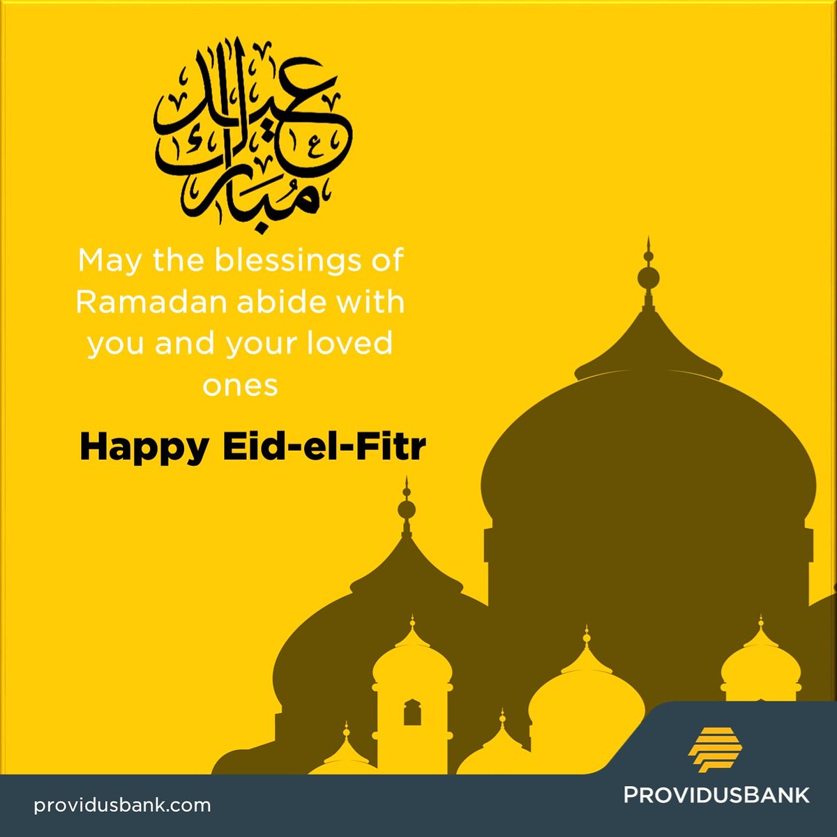 Eid Mubarak and happy holiday.