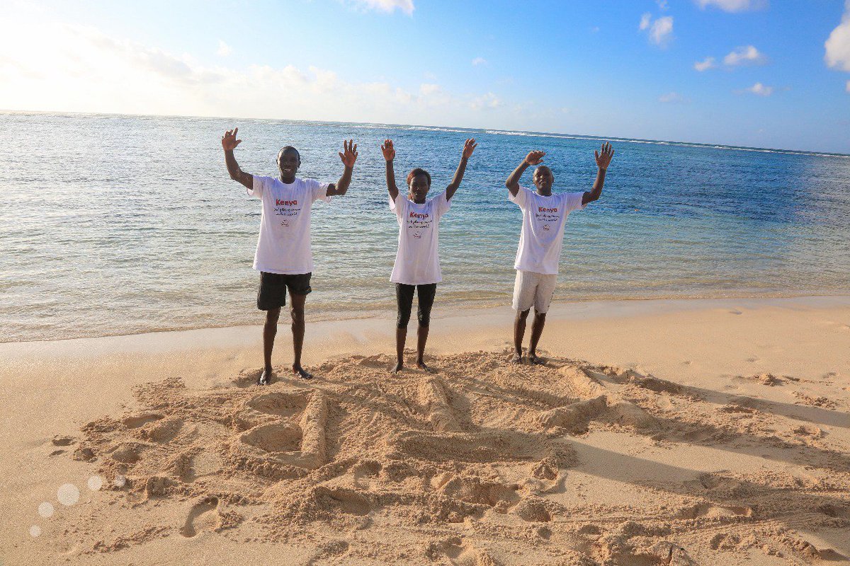 kiruigef's tweet photo. Had a morning jog with fellow athlete's in the Magical white Sandy beaches in Diani thanks to KTB #MagicalKenya #TembeaKenya https://t.co/zMx9m8CGdJ