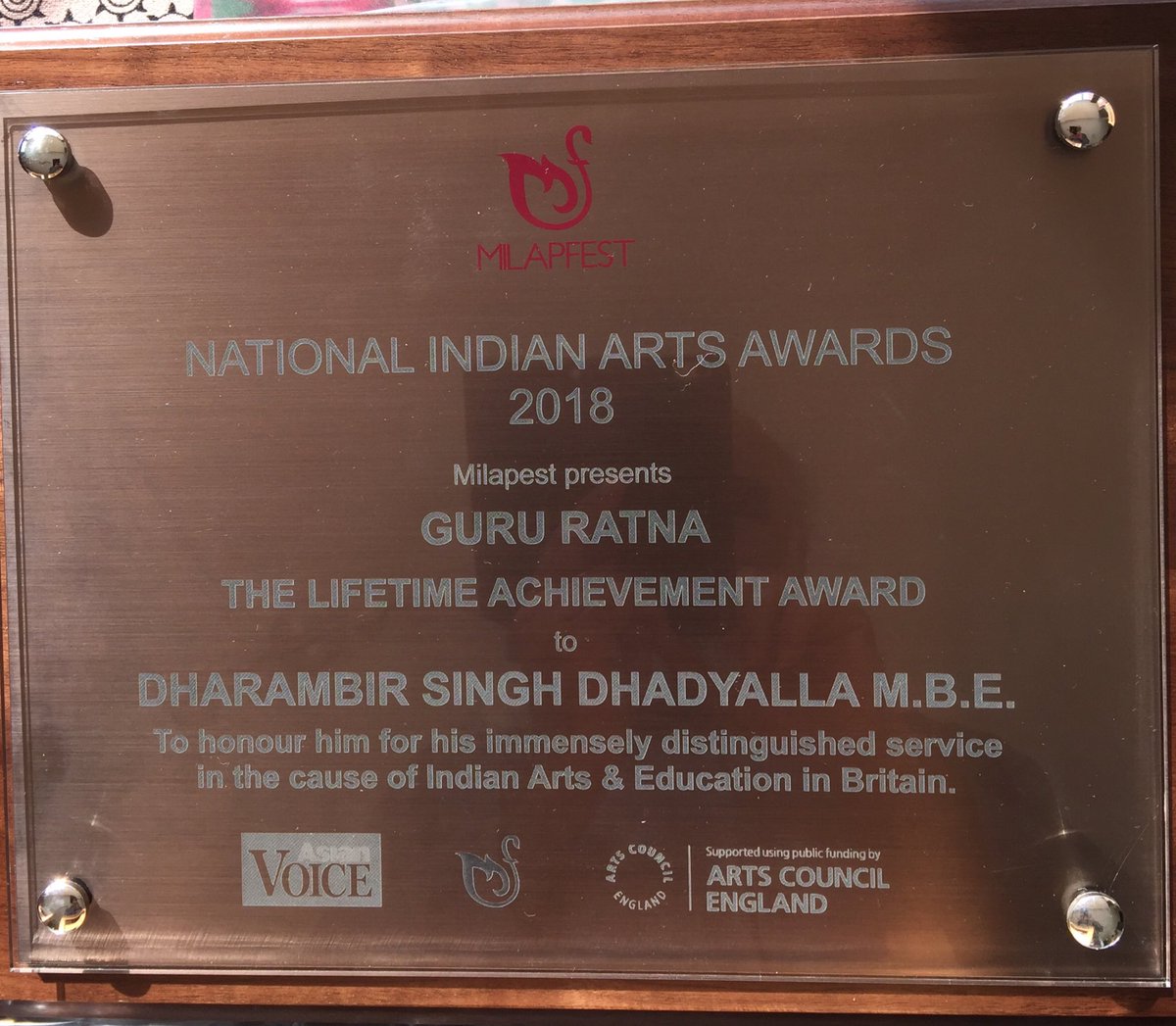 A humbling experience to receive the award yesterday in London. Gratitude to my parents, mentors and well wishers.