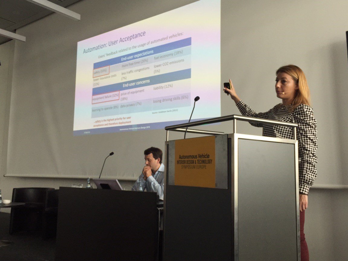 adasandme's tweet photo. The #Autonomous Vehicle Interior Design &amp; Technology Symposium took place in #Stuttgart and it was dedicated to showcasing latest designs and innovations that will shape the future of vehicle interiors. @adasandme was well represented by @iaostuttgart, @HitCerth and @AutolivInc https://t.co/twRoB9Noiq