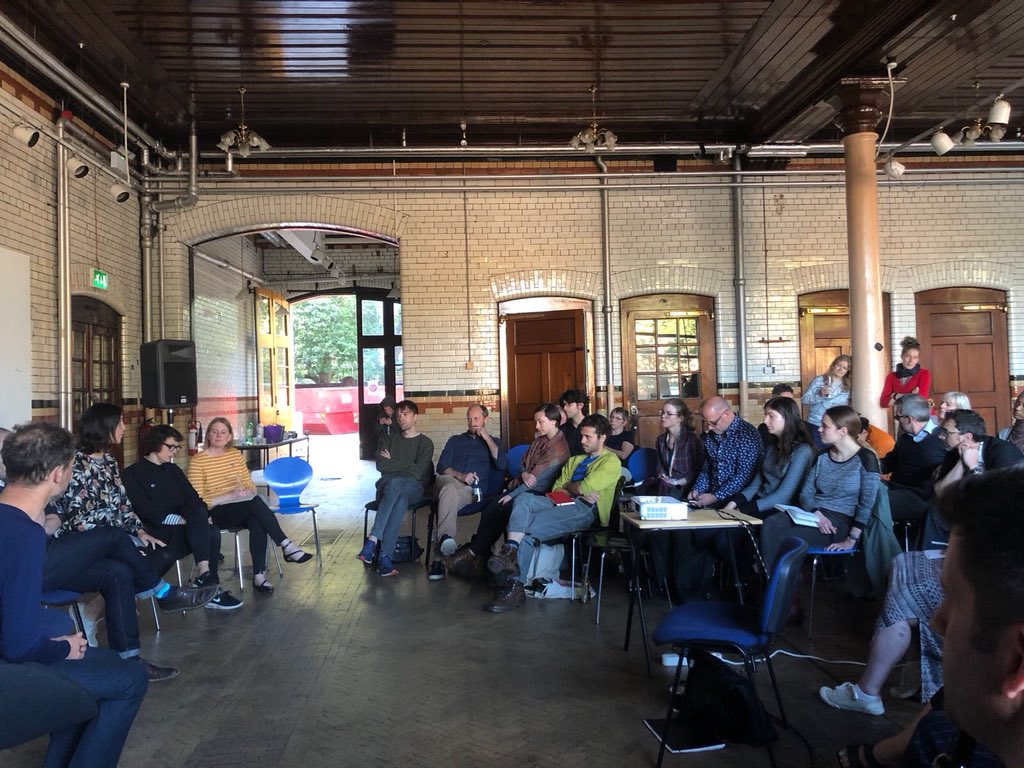 Thank you again to Brian/ <a href="/HESEngineShed/">The Engine Shed</a>, Fiona/ <a href="/MattFionaBUILD/">Matt + Fiona</a>, Isabel/Katherine/ Miranda <a href="/MissinginArchi1/">MissinginArchitecture</a> for really well received presentations and definitely a lively debate on the #Archischools Manisfesto. #equality #education #skills #design #built #architecture