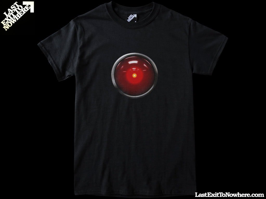 LASTEXITshirts's tweet photo. WIN this 2001: A Space Odyssey inspired T-shirt. To enter the competition RT this post and leave a comment. The winner will be selected and announced tomorrow.

Buy the T-shirt > https://t.co/vBwfAXRi9U https://t.co/3DoEP9FDk6