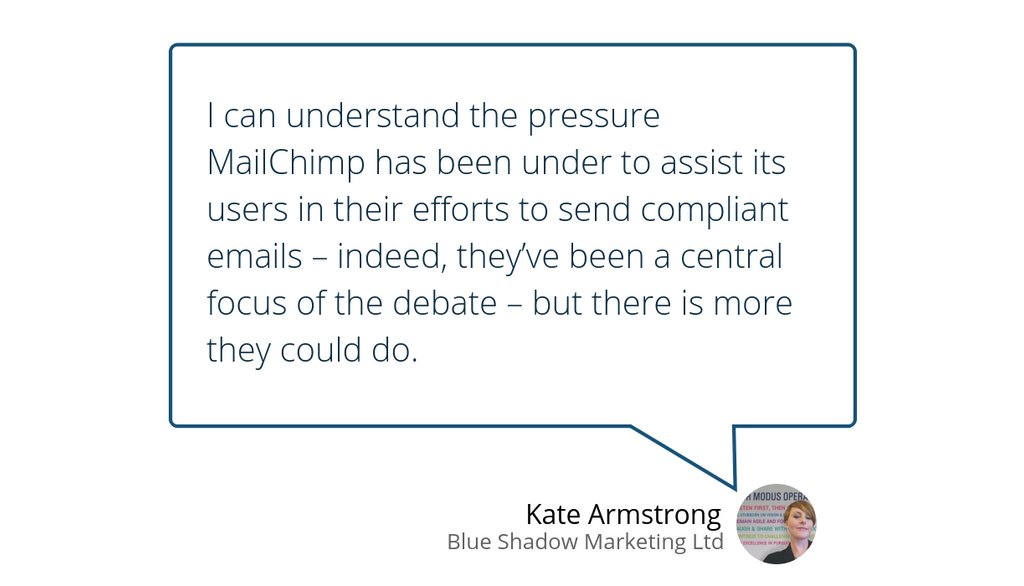 BlueShadowKate's tweet image. "MailChimp has now released a new feature enabling you to add a built-in privacy badge that links to MailChimp’s Privacy Policy and Terms of Use." goo.gl/pah2hc #Cumbria #Privacy #GDPR