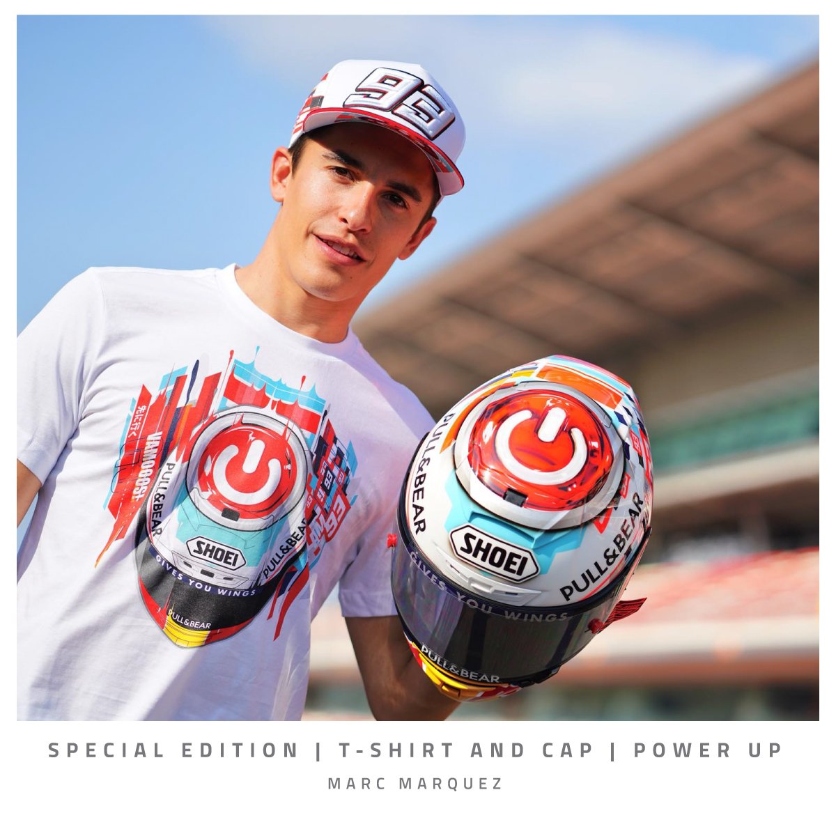 GPracingapparel's tweet photo. The Race Weekend can't start better: T-shirt and Cap "Power up" available here 👉https://t.co/Bk525i63dM
#Davedesign #MarcMarquez #PowerUp #PowerUpHelmet #CatalanGP #MotoGP https://t.co/hjT3G2Z9tz