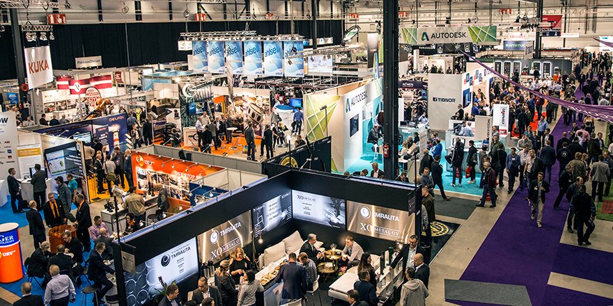 TampereenMessut's tweet photo. #Alihankinta 2018 -messujen teema on tuottavuus, joka näkyy tapahtuman ohjelmassa. Startupit esittelevät uusia innovaatioita ja teknologiaratkaisuja teollisuuden tarpeisiin #AlihankintaHEAT:ssa. https://t.co/ynSbxe7haP https://t.co/3KMPHEx1fa