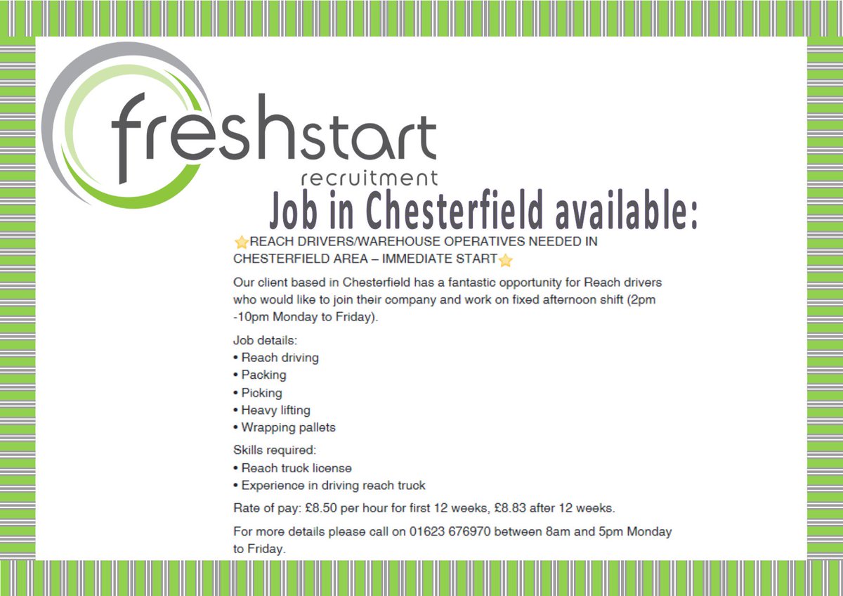 Fresh Start Recruitment tweet media