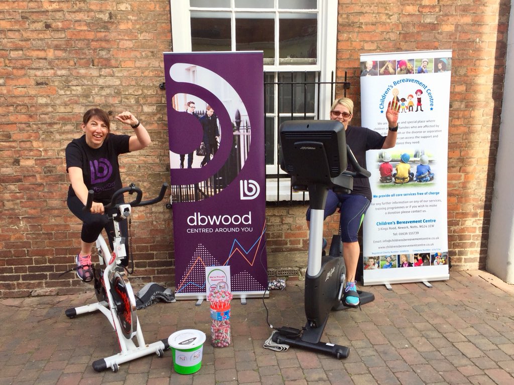 CBereavementC's tweet photo. @DB_Wood have set off on their static cycle. Cheer them along by their offices in Newark or check out their justgiving page to support them, they’re trying to reach 500km and hoping to get at least £1 for each km: https://t.co/FDvSvIc0TA… 🚴‍♀️🚴‍♂️🙌 #StaticCycle #ThankYou https://t.co/2AFVNx3u6F