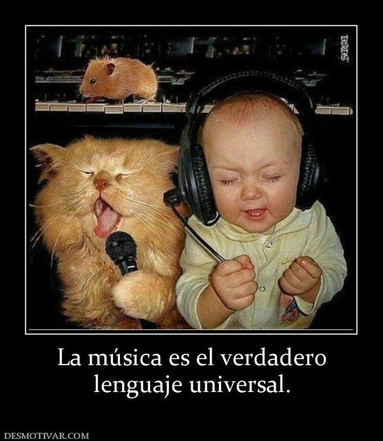La musica es el verdadero lenguaje universal
