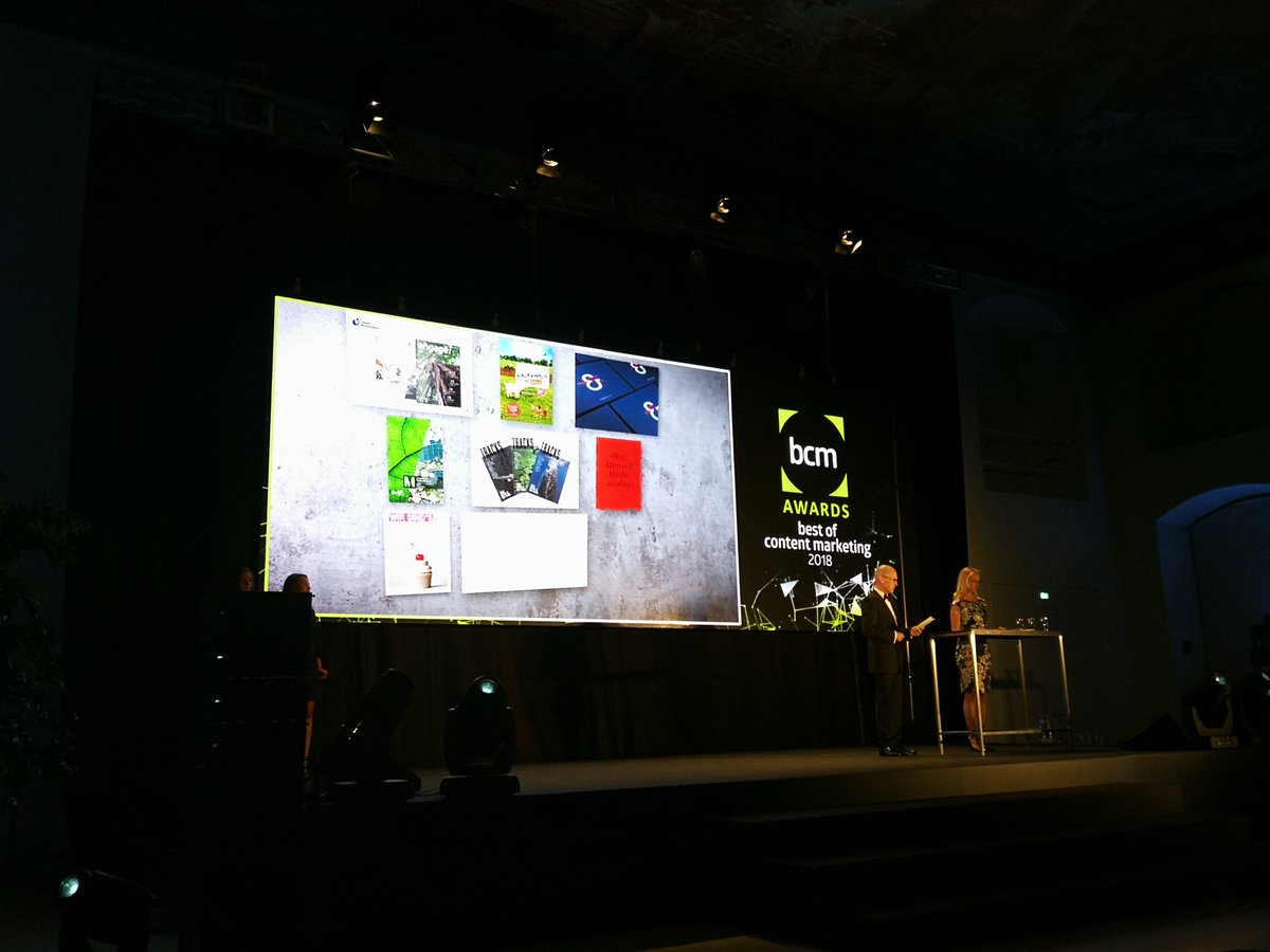 keil_florian's tweet photo. Congrats to all the #BCM2018 winners in #Vienna! Our #Wildlife magazine TRACKS for #CMSCOP12 didn't make gold, but the two silver nominations incl for "best cover" still felt good! Big thank you to the team at TERRITORY &amp; beyond - now let's do it again! #ContentMarketing https://t.co/jiLHYhKTzr