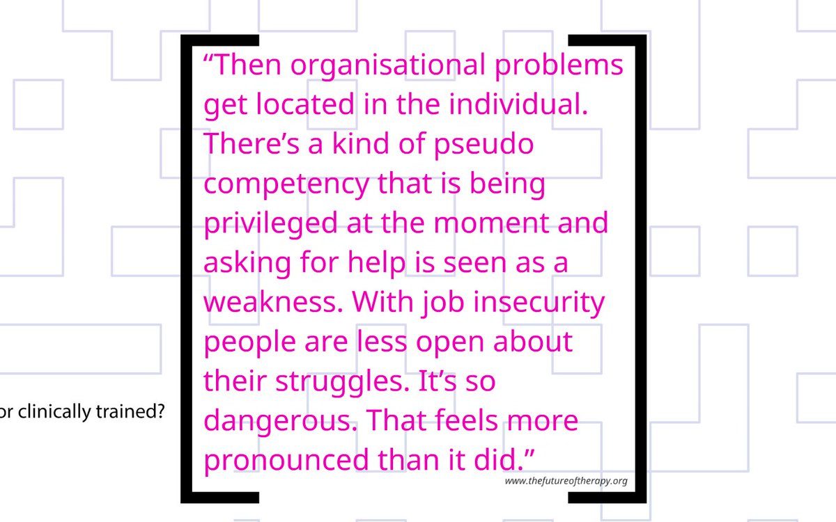 SurvivingWk's tweet photo. Here's what #mentalhealth workers said about how they feel about their work. Just read it. https://t.co/LgQcNRkjJ1 #mentalhealth #futureoftherapy https://t.co/dNMVj4g0t9
