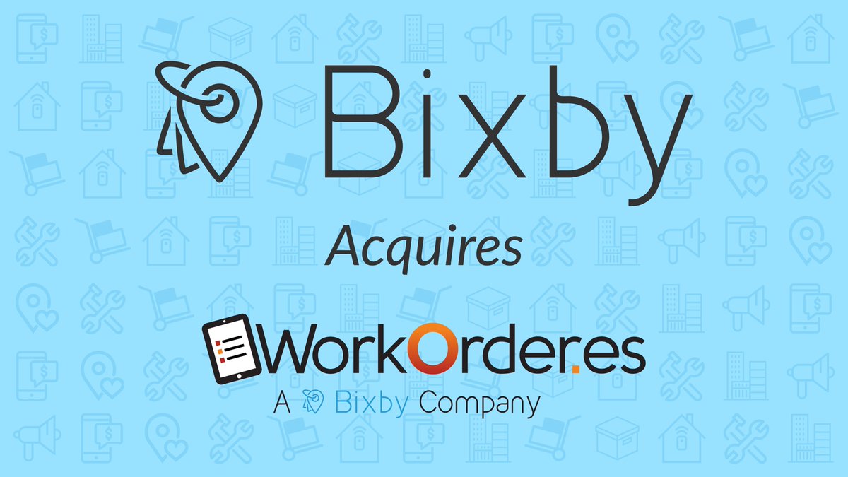 Big news! We just made our very first acquisition. We couldn’t be more excited to bring <a href="/WorkOrderes/">WorkOrder.es</a>  into the Bixby family. Read more about what the acquisition means for the future of our companies. blog.livebixby.co/read/bixby-acq…