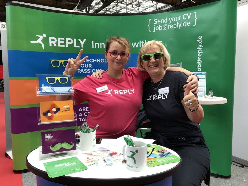 RedReplyDE's tweet photo. #redreplyDe at #CeBit2018 #recruiting #corbatto_com #Reply https://t.co/5EWLMagM1f