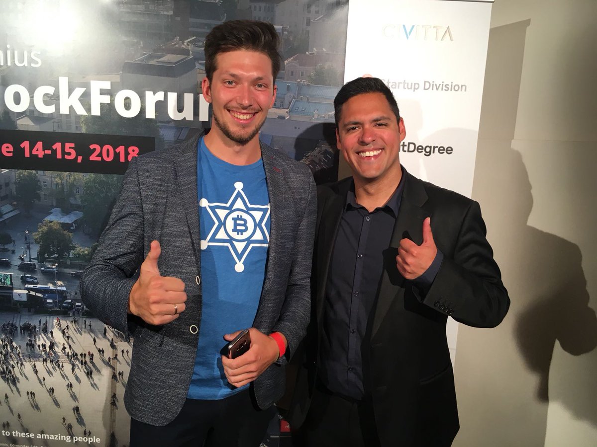 CryptoPolicecom's tweet photo. We give you a recap of the first day of the #BlockForum Vilnius. The forum opened with a bang with so many awesome and inspiring speakers and innovative projects. We are also very thankful and honored to be chosen as one of TOP20 ICOs who participated in the ICO Show. Thank you! https://t.co/nGNdXyYpl3