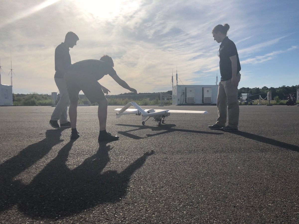 Preparing for our flight at ⁦@AUVSIFoundation⁩ #SUAS2018 ! Wish us luck!