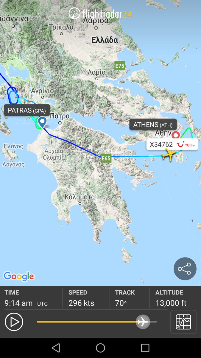 landingsgr's tweet photo. The @TUIflyGermany flight X34762 / TUI77P from @dusairport #DUS to #Araxos #Patras #GPA had diverted to @ATH_airport #ATH due to #severeWeather #Thunderstorm over western #Greece.
#METER info #LGRX 150850Z 04005KT 5000 -TSRA FEW018CB SCT025 BKN080 20/19 Q1005 RMK CB N 5KM WHT https://t.co/QPJBOnldOr