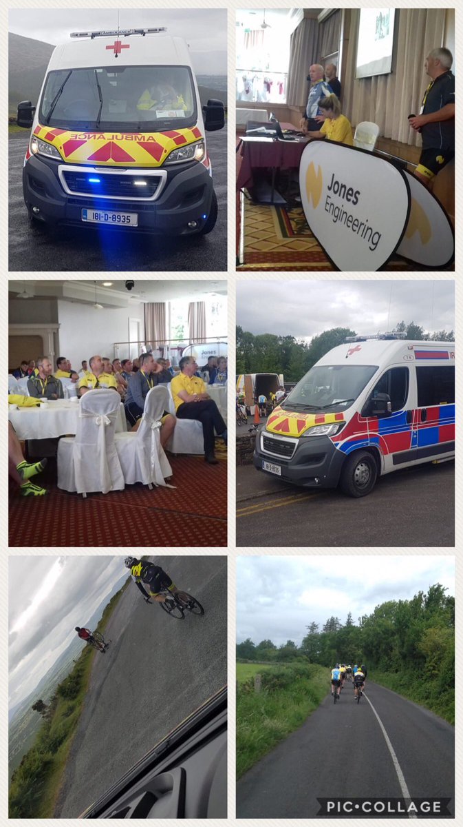 Many thanks to our #Volunteers out today providing ambulance cover at Jones Engineering 100k Charity Cycle in South Tipp, thanks also to our colleagues from Nenagh for providing assistance as second ambulance 🚑 🚴🏻‍♂️ 
#SavingLives #Clonmel #Tipperary