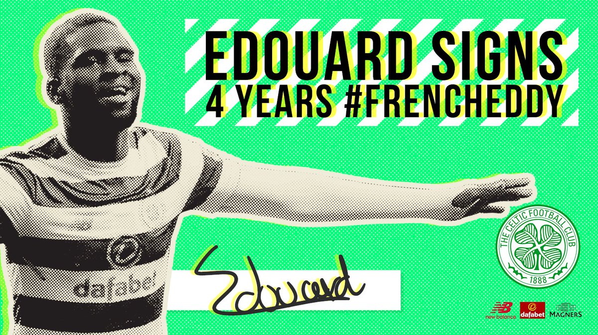 Celtic Football Club is delighted to announce the permanent signing of @Oedouard22 from @PSG_English on a 4 year contract. Welcome home #Frencheddy. ➡️ celticfc.net/news/14507