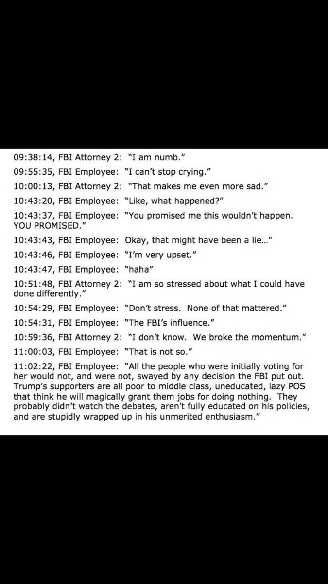 No political bias at the FBI btw... ROFL