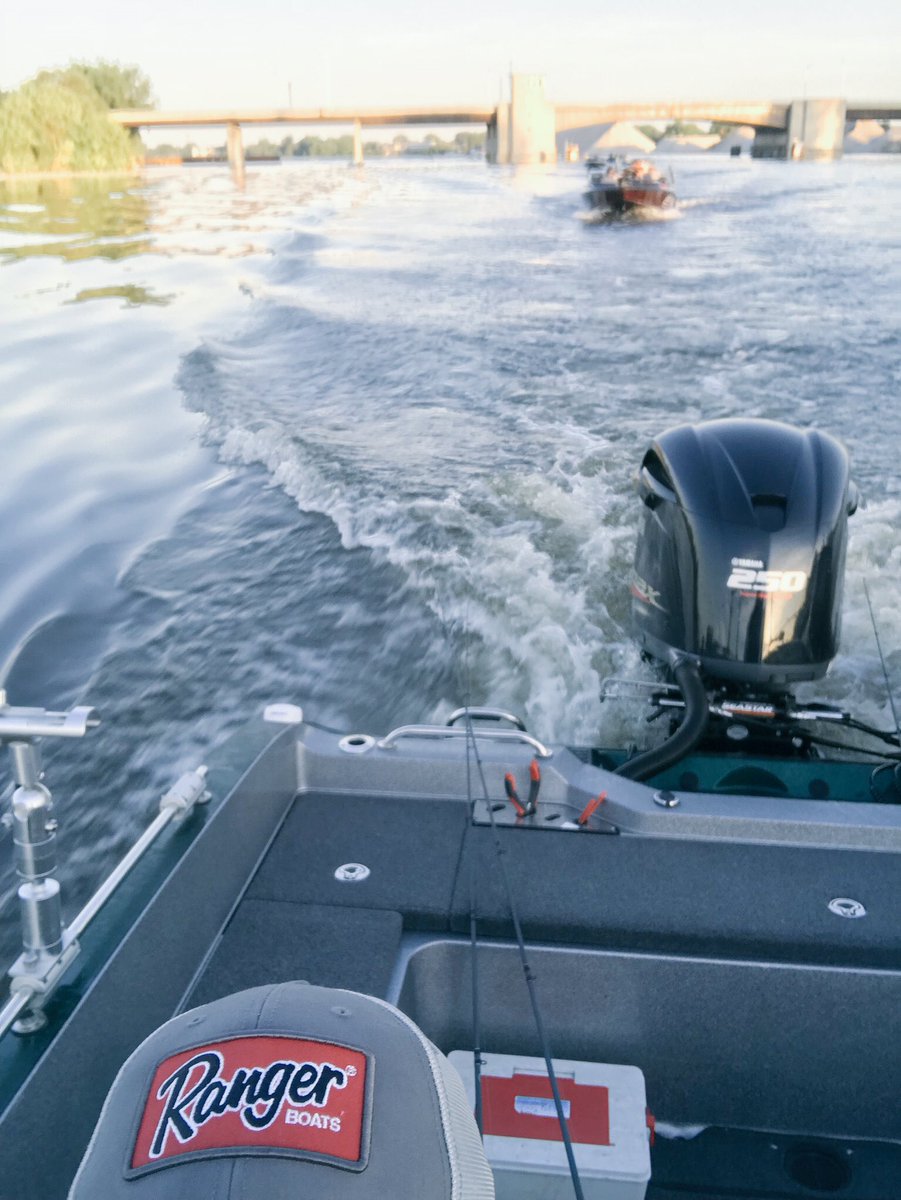 Beautiful morning to start our final day on Saginaw Bay for the National Walleye tour. #NWT  <a href="/RangerBoats/">Ranger Boats</a> <a href="/SCHEELS/">SCHEELS</a> <a href="/YamahaOutboards/">Yamaha Outboards</a>
