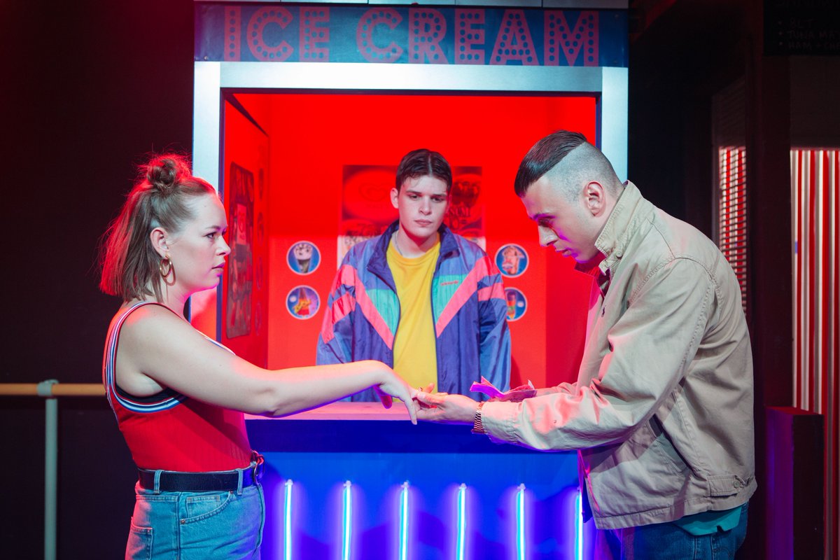 swkplay's tweet photo. SEA. YOU. LATER! The tide comes in on #boundlessconfidence in The Little tomorrow. Farewell to Ella, Ruby, Dean, Ben and Edwin (oh, and the 'dolphins'...) from all of us at SP. Sold out but returns start 2 hours before the start of the show #seayoulater https://t.co/7XlHEfKLEL