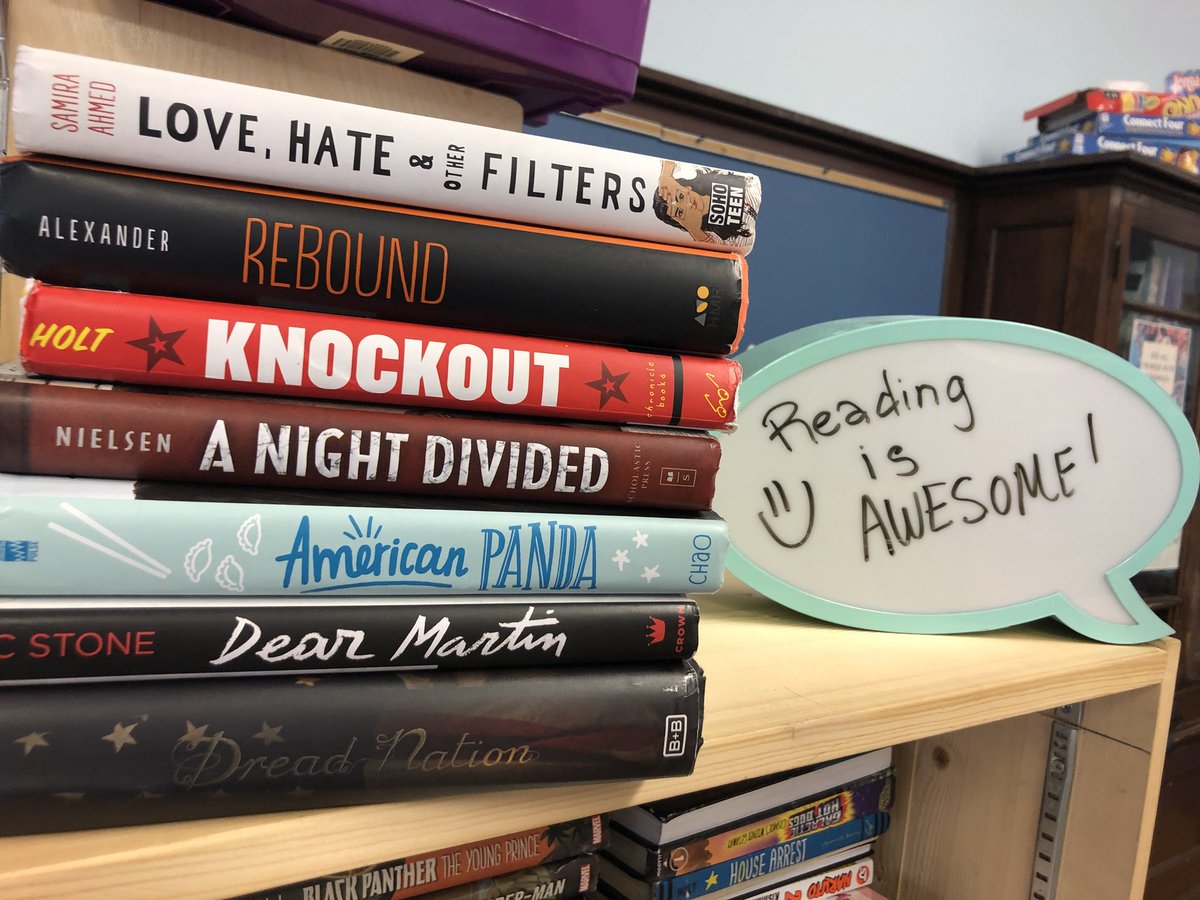 The best part of end-of-year clean up is that my students return all the books I’ve been dying to read. Can’t wait to get started on the summer reading list! #middleschool #iteachELA #yabooks #WeNeedDiverseBooks