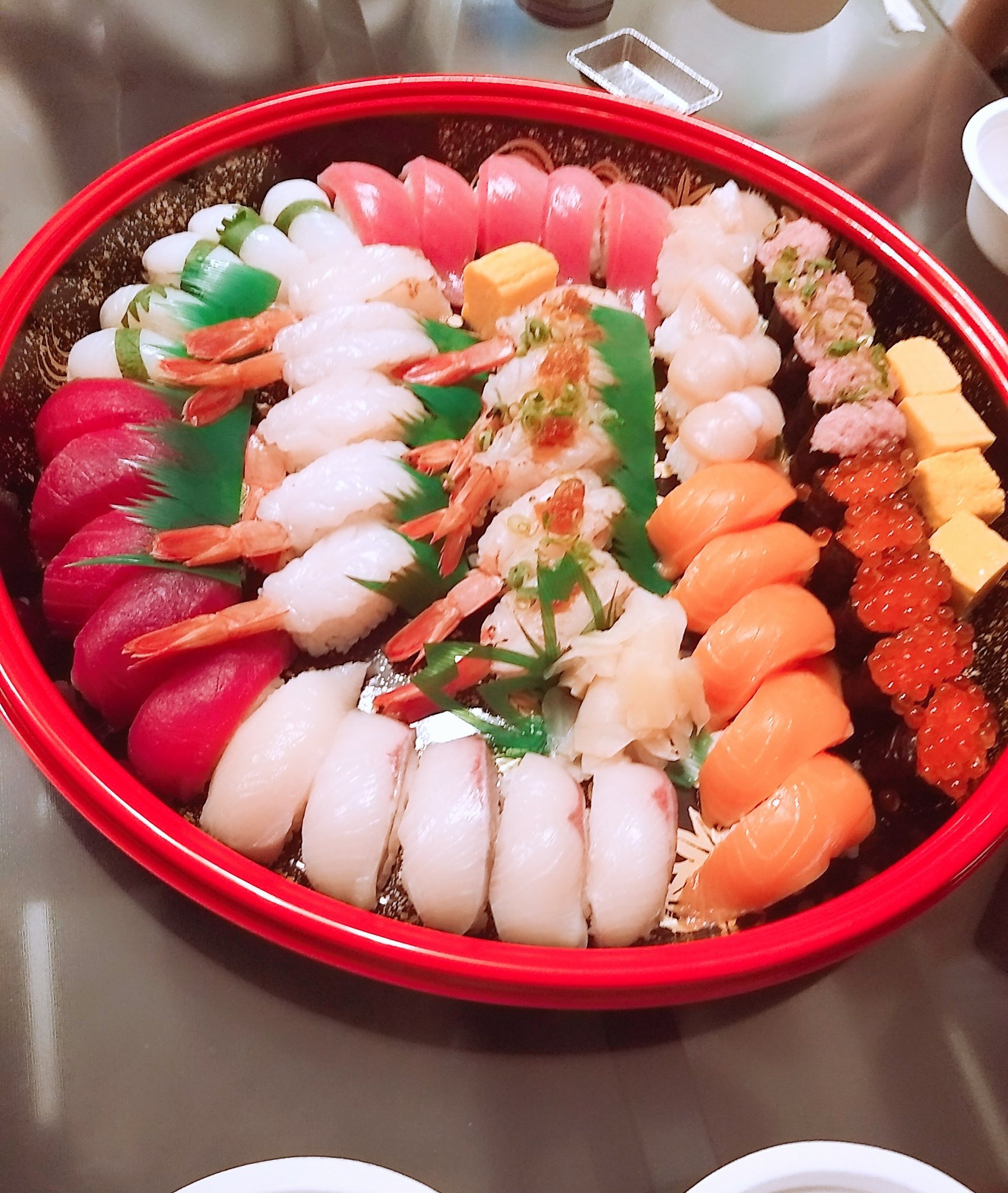 ジェル ありがとう みんなでお寿司パーティだよー 寿司ぷり T Co Gtfaxyotkk Twitter