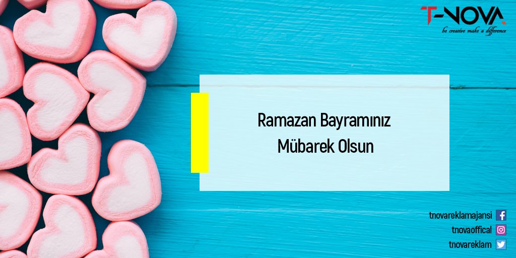 #Ramazan Bayramınız Mübarek Olsun 🍬

#tnova #reklam #reklamajansı #digital #media #marketing #digitalmarketing
