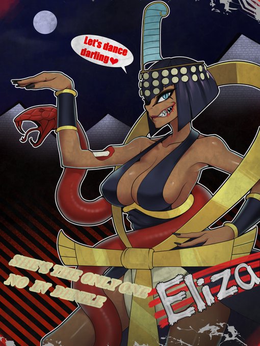 イライザさん描きました
ちょくちょくかわいい顔するのすこすこ 