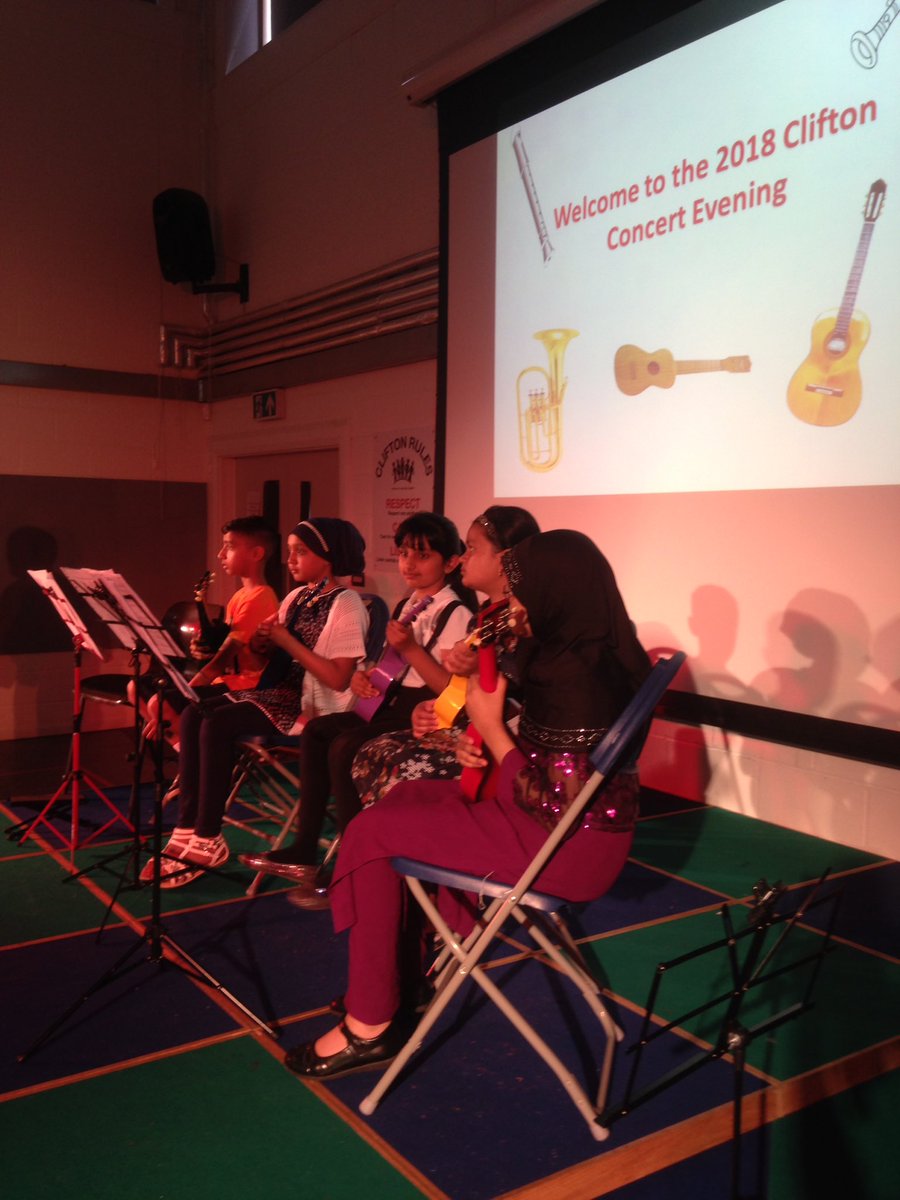 MrsOLeary2's tweet photo. A wonderful evening of music at our annual concert. Well done to everyone involved and thanks to our great music teachers! @CliftonPrim @Artsmarkaward @S4EUK #cliftonartsmarkaward https://t.co/VwBO71uxLq