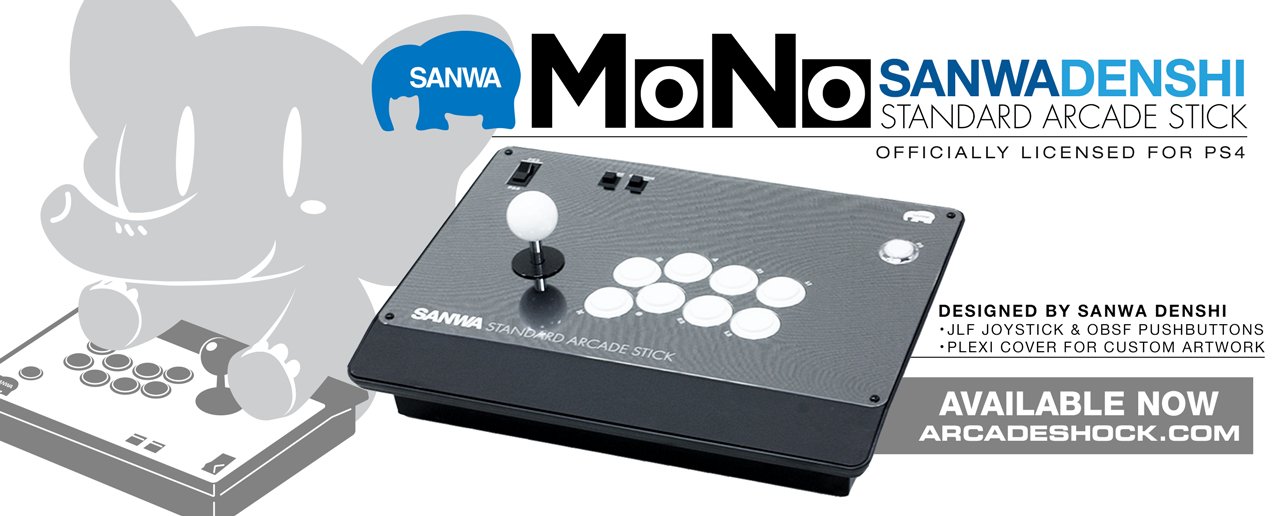 Arcadeshock Pro Fgc Gear Los Angeles Fightstick Friday Sanwa Denshi Mono Arcade Stick Available Now T Co 3d51rxdept All Pre Orders Ship Today Some With Bonus Layersfgc Elephant Masher Graphics Sanwadenshi