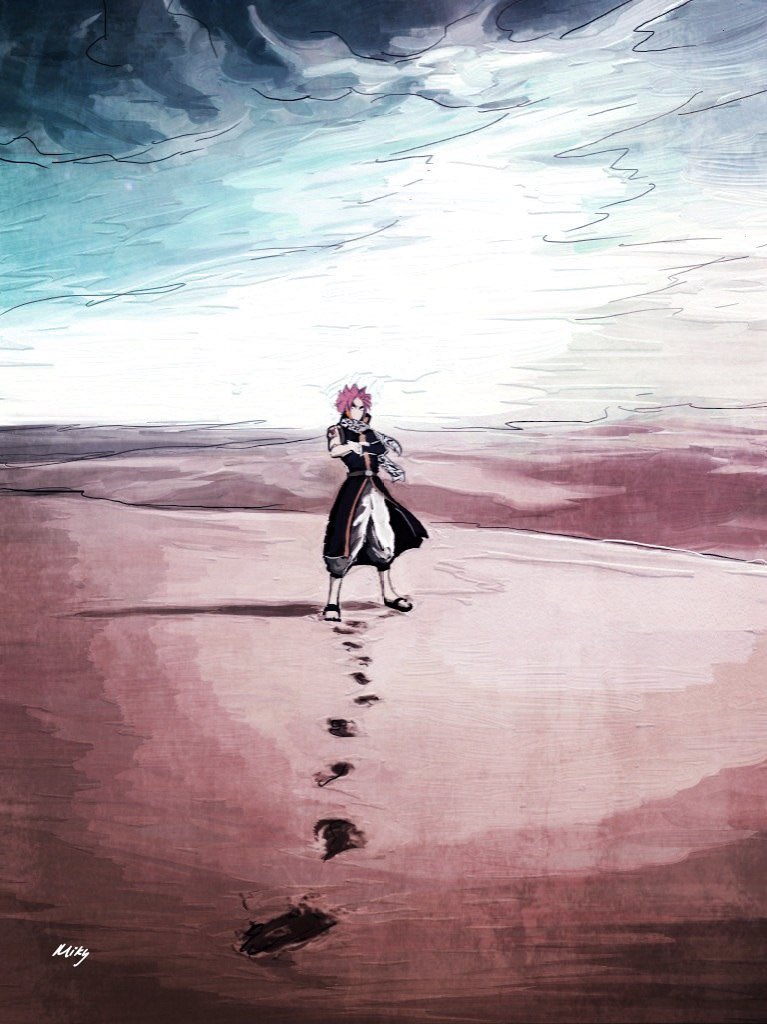 #fairytail #Natsu #art by mikylittlem