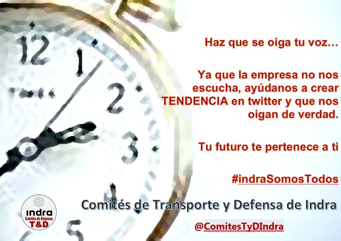 #indraSomosTodos #ComitesEmpresaTyD