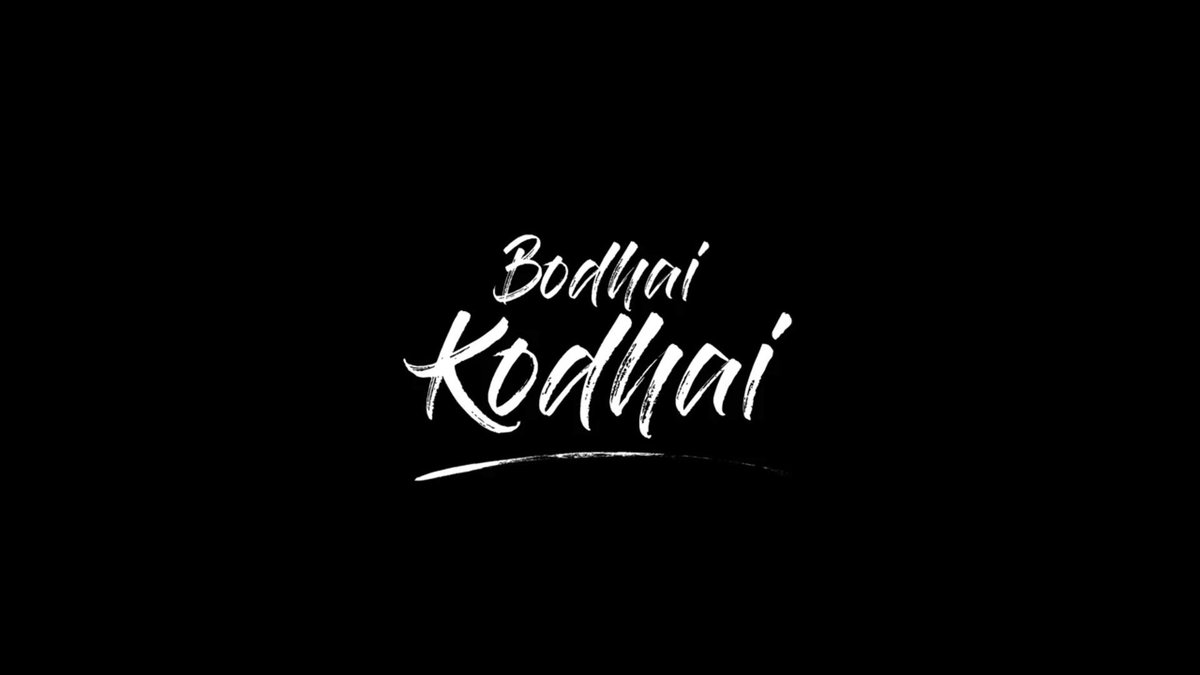 abi_ravi07's tweet photo. Addiction of #BodhaiKodhai 
Beautiful Lyrics 💕 https://t.co/zKcoqCCjdF