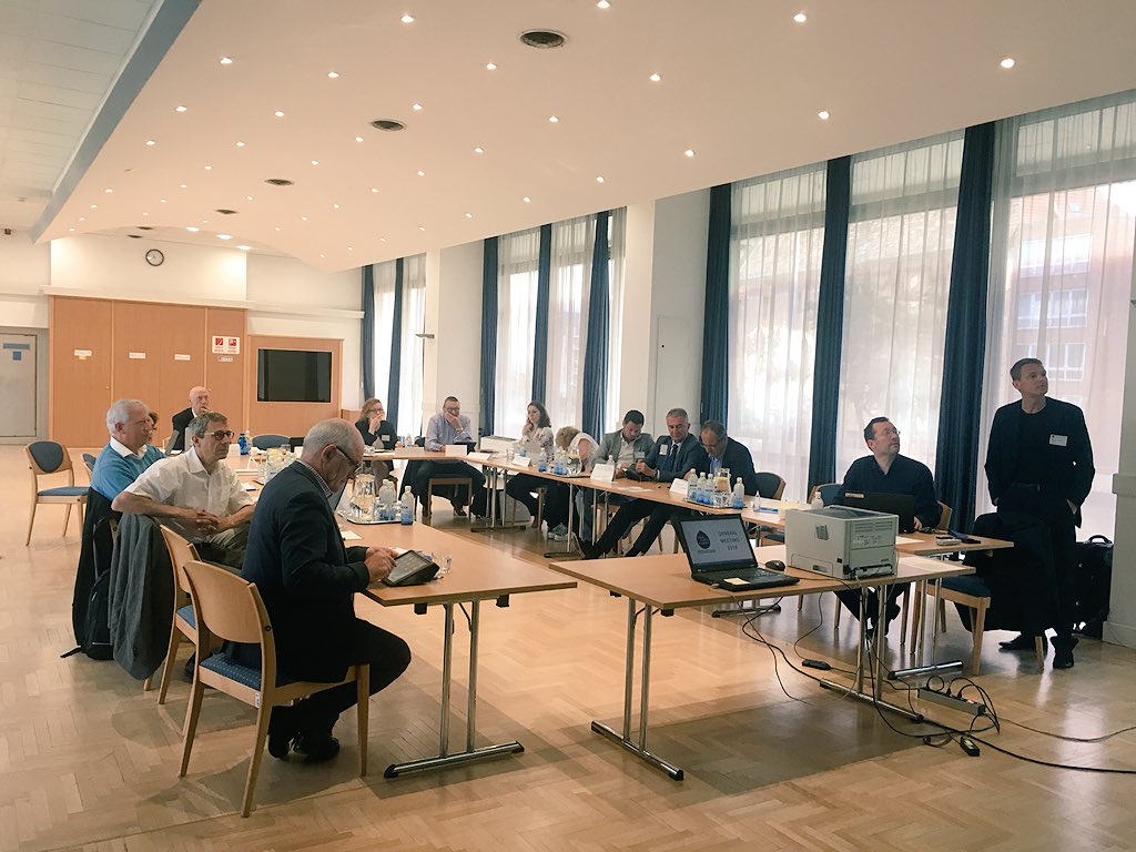 APE_EU's tweet photo. How to plan and prioritise investments? @IrishWater and #PadaniaAcque present their decision-making practices and exchange with EU public water operators at #APEGeneralMeeting2018 #WorkingTogether https://t.co/bAdKGESzXo