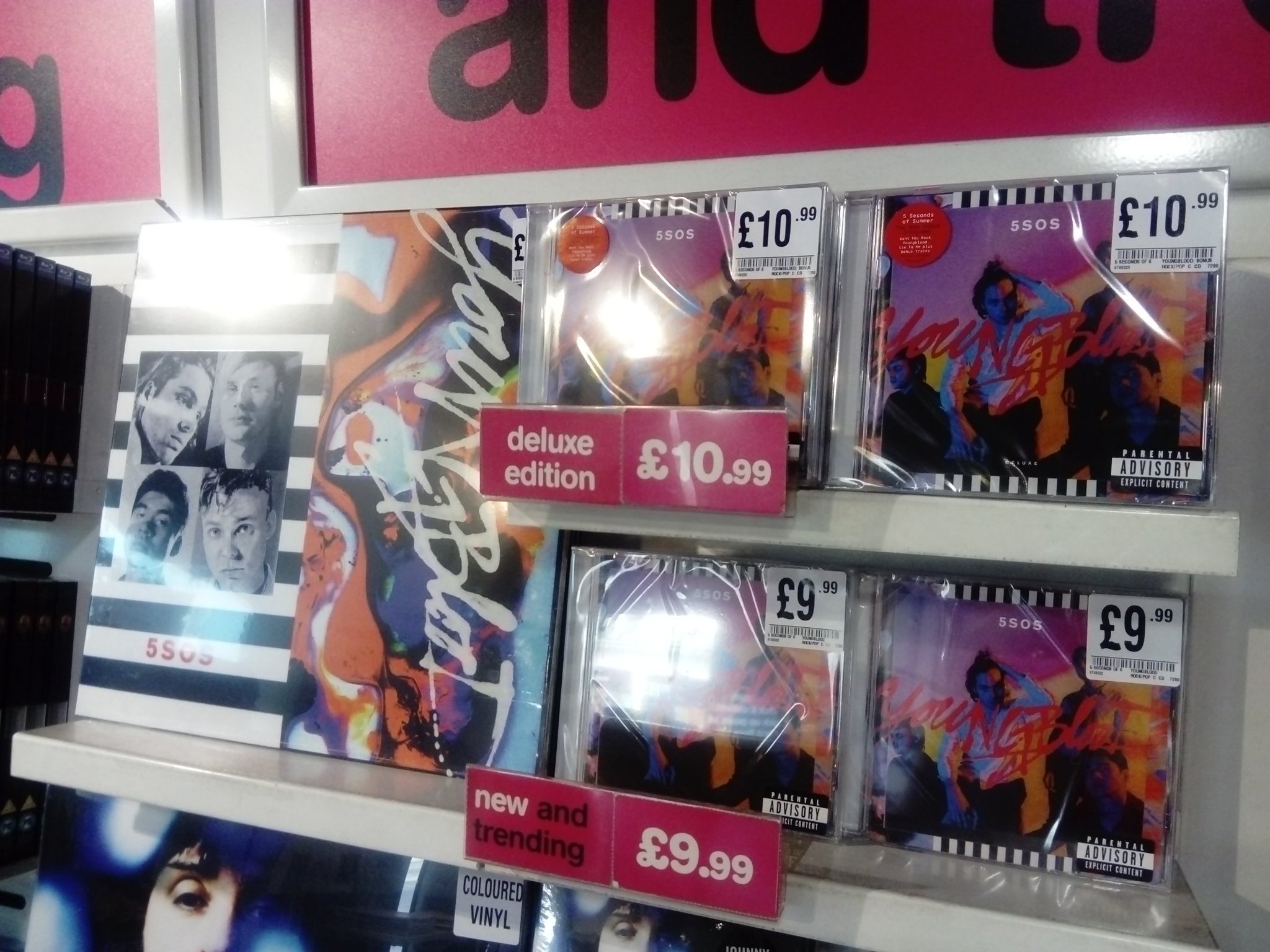 Hmv Oxford Street Out Today 5sos Youngblood On Cd And Vinyl 5sos Youngblood Hmvlovesvinyl Vinyl