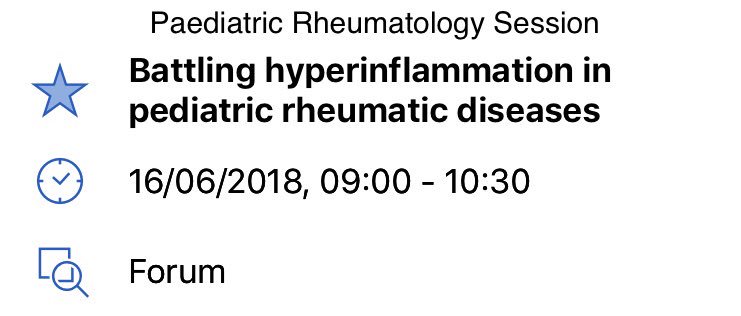 Don’t miss tomorrow’s #EULAR2018 #paediatricrheumatology session with @Bedazzle83 presenting on #uveitis risk in #JIA patients taking #etanercept vs #methotrexate . Using data from our sister study #BSPAR ETN